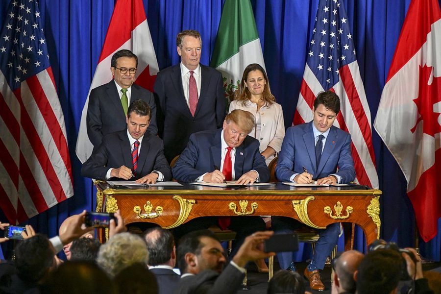 USMCA signing ceremony